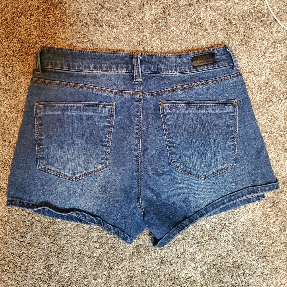 Black Label C'est Toi Blue Jean Shorts Medium Wash Casual - Picture 2 of 5